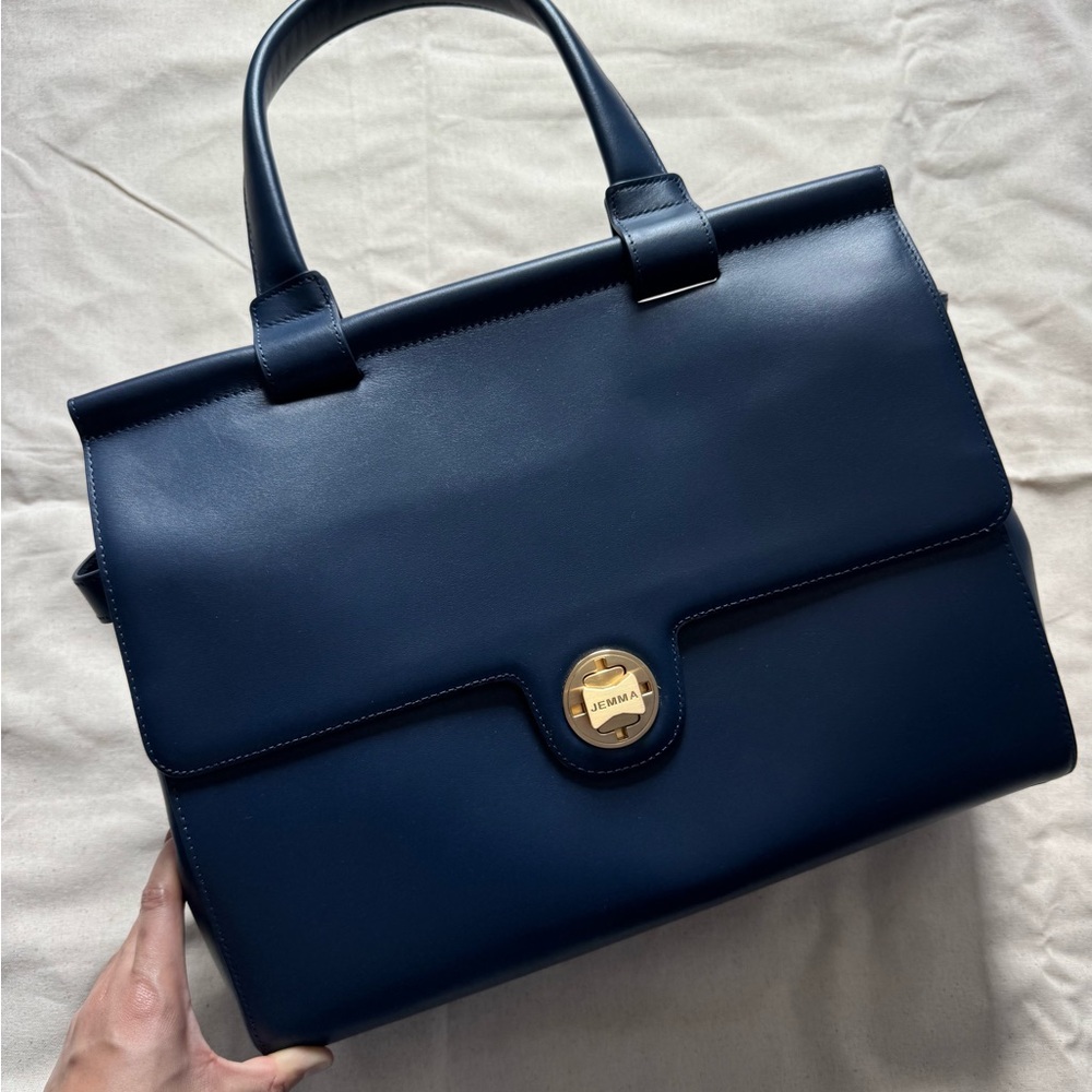 Jemma EMMA 39 Elegant Navy Blue Handbag
